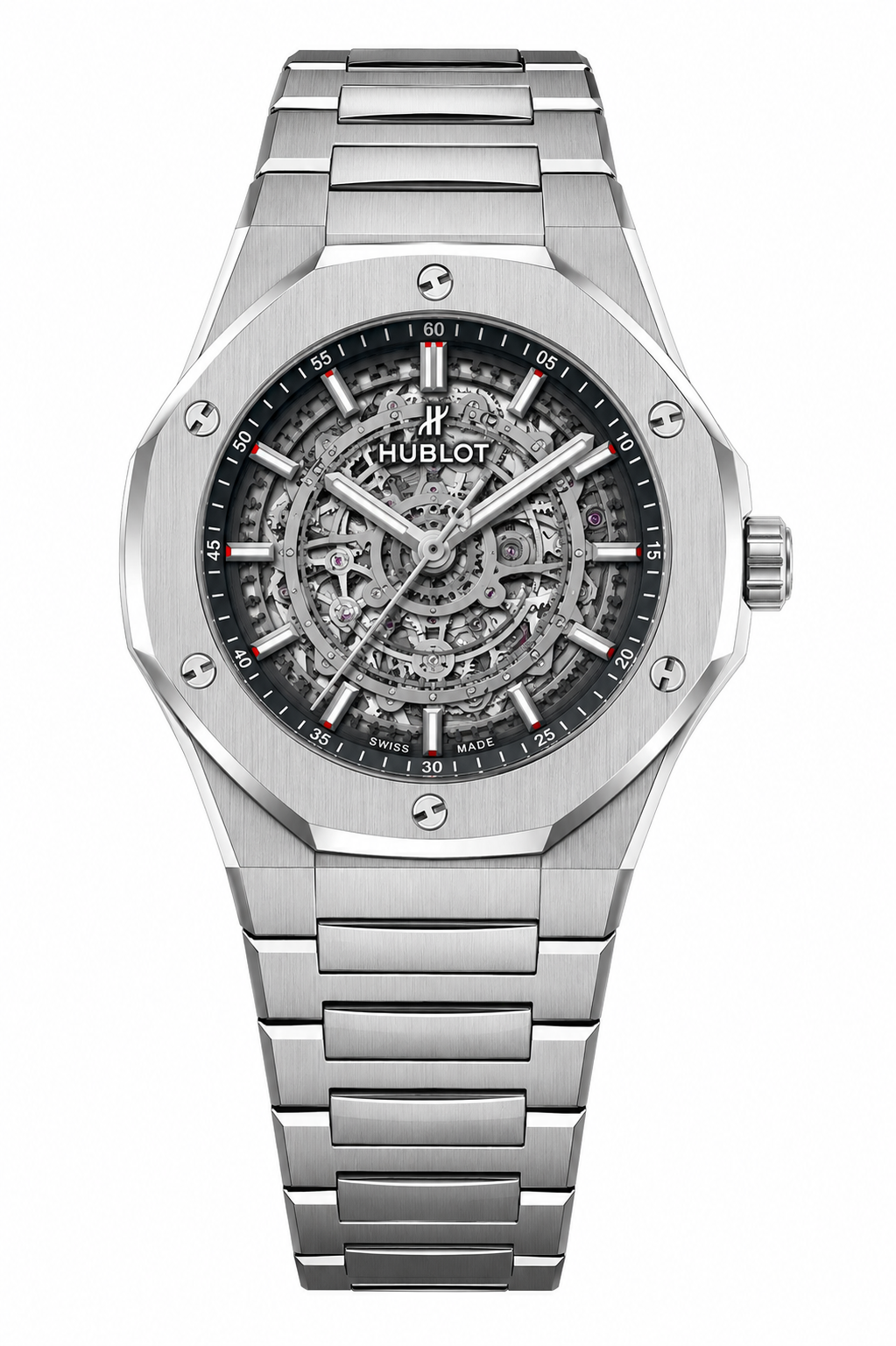 ES-HS Stainless Steel Ultra Luxury Watch For Mens.