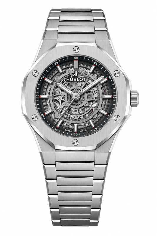 ES-HS Stainless Steel Ultra Luxury Watch For Mens.